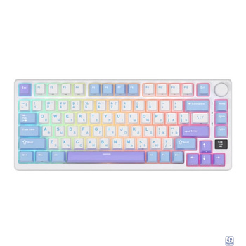 Клавиатура RK-M75 беспроводная Taro Milk, линейные свитчи RK Silver