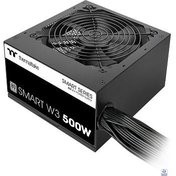 Блок питания ПК Thermaltake Smart W3 500 /Non Modular/Non Light/Full Range/Analog/80 Plus/EU/Non JP CAP/All Flat Cables/ATX 3.1
