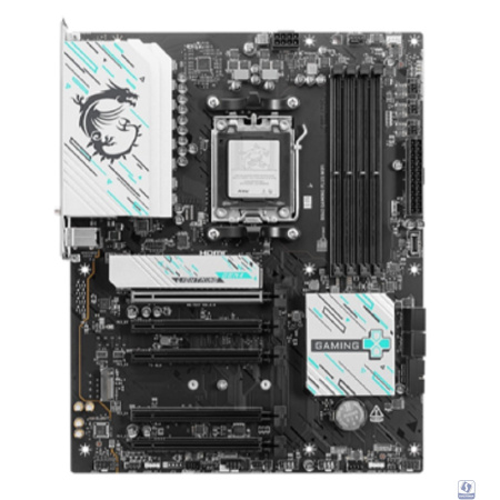 Материнская плата MSI B840 GAMING PLUS WIFI B840, AM5, 4*DDR5, 5*PCIEx16, 3*M.2, 2*TypeC, 1*USB3.2Gen2, 4*USB3.2Gen1, 8*USB2.0, 4*SATA3.0, 2.5G, HDMI, ATX, RTL