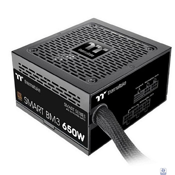 Блок питания Thermaltake Smart BM3 650 /Semi Modular/Non Light/Full Range/Analog/80 Plus Bronze/EU/JP Main CAP/All Flat Cables/Gen 5