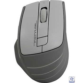 Мышь A4Tech Fstyler FG30 белый/серый оптическая (2000dpi) беспроводная USB (6but)