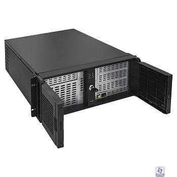 Exegate EX293247RUS Серверный корпус ExeGate Pro 4U480-15/4U4132 <RM 19", высота 4U, глубина 480, БП 1200RADS, USB>