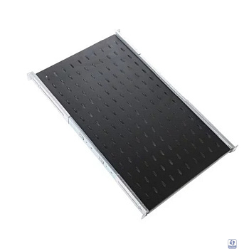 ЦМО Полка перфорированная выдвижная с телескоп. направляющими, глубина 1000 мм, цвет черный (ТСВ-100-9005)