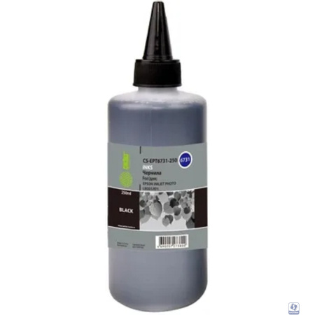 CACTUS Чернила CS-EPT6731-250 черный 250мл для Epson L800/L810/L850/L1800