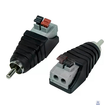 Rexant (14-0413-2) Разъем штекер RCA с быстрозажимной колодкой (1 шт)