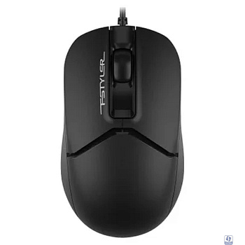 Мышь A4Tech Fstyler FM12 черный оптическая (1200dpi) USB (3but)
