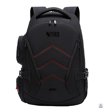 Acer Nitro OBG313 [ZL.BAGEE.00G] черный/красный полиэстер Рюкзак для ноутбука 15.6"