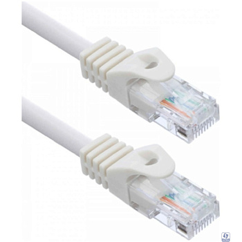 Кабель ACD Патч-корд ACD-LPU5C-10W |ACD-LPU5C-10W| Cat5e UTP 24AWG 4Pair, 7/0.18мм CU Белый, 1.0м, (741746) 