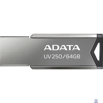 A-DATA Flash Drive 64GB UV250 AUV250-64G-RBK USB2.0 серебристый