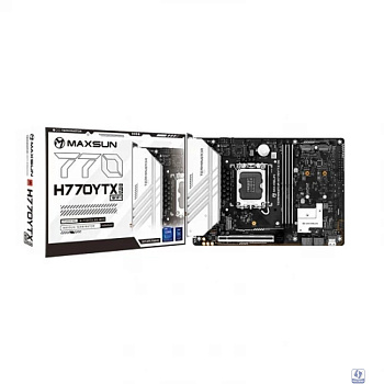 MAXSUN MS-Terminator H770YTX D5 WIFI (Socket 1700, YTX(245*175 mm), 2*DDR5(96Gb), DP/HDMI, 4*SATA3, 4*M.2, 1*PCIEx16, 1*Type-C, 6*USB2.0, 2*USB 3.2, LAN 1*2.5G, Bluetooth5.2, Wi-Fi6, RTL)