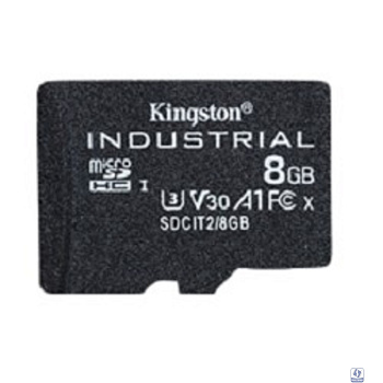 Промышленная карта памяти Micro SecureDigital 8Gb Kingston Class10  [SDCIT2/8GBSP] без адаптера