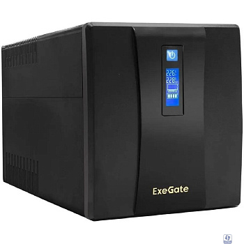 Exegate EP285511RUS ИБП ExeGate SpecialPro Smart LLB-1600.LCD.AVR.EURO.RJ.USB <1600VA/950W, LCD, AVR, 4 евророзетки, RJ45/11, USB, Black>