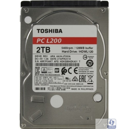 2TB Toshiba L200 (HDWL120UZSVA) 