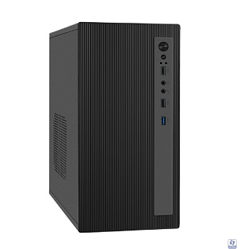 Exegate EX299066RUS Корпус Minitower ExeGate BAA-303MU-AAA350 (mATX, БП AAA350 с вент. 8см, 2*USB+1*USB3.0, HD Audio, черный)