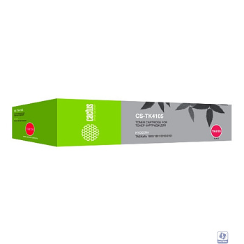 Тонер Картридж Cactus CS-TK4105 черный для Kyocera Mita TASKalfa 1800/2200/1801/2201 (15000стр.)