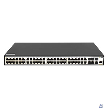 SNR SNR-S5110G-48TX-POE Управляемый PoE коммутатор уровня 2+, 48 портов 10/100/1000Base-T, 6 портов 1/10G SFP+, бюджет PoE 370 Вт, встроенный БП ~220V AC