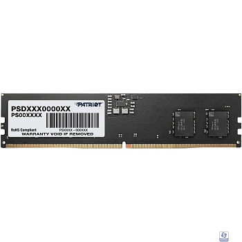 Память DDR5 32Gb 5600MHz Patriot PSD532G56002 Signature RTL PC5-44800 CL46 DIMM ECC 288-pin 1.1В dual rank Ret