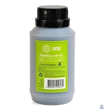 Тонер Cactus CS-THP10-70 черный флакон 70гр. для принтера CF218A/CF230A/CF230X/CF233A/CRG-047/CRG-051 (для картриджей с магнитным роликом), HP LJ Pro M104/132/203/227, LJ Ultra M106/134