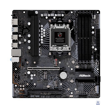 B650M PG LIGHTNING, Socket AM5, AMD B650, 4xDDR5-5200, HDMI+DP, 2xPCI-Ex16, 4xSATA3(RAID 0/1/10), 3xM.2, 8 Ch Audio, 1x2.5GLan, (4+4)xUSB2.0, (3+4)xUSB3.2, (1+1)xUSB3.2 Type-C™, mATX, RTL