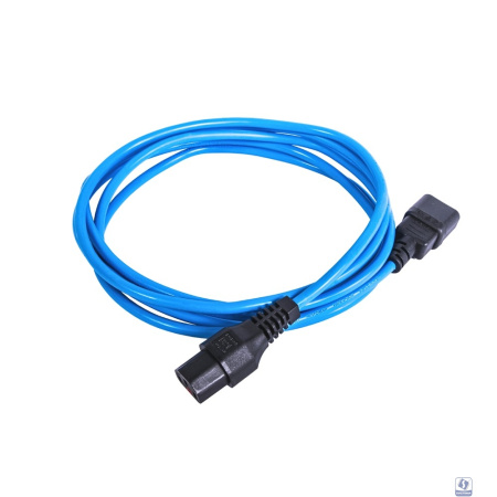 REM Шнур питания с фиксатором IEC 60320 C13/IEC 60320 C14, 10 А / 250 В (3 * 1,0), длина 1,8 м, синий R-10-Cord-C13-C14-1.8-Blue 