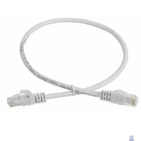 ITK PC01-C5EU-05M-G Шнур коммутационный кат. 5Е UTP 0,5м серый GENERICA