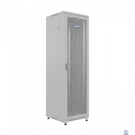 NTSS Шкаф напольный универсальный серверный NTSS R 42U 600х600мм, 4 профиля 19, двери перфорированная и сплошная металл, боковые стенки съемные, регулируемые опоры, разобранный, серый RAL 7035 NTSS-R4