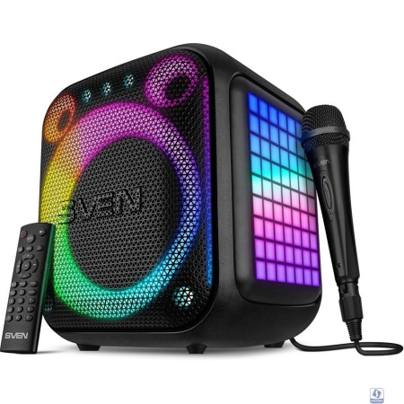 SVEN АС PS-880, черный (110 Вт, TWS, Bluetooth, FM, USB, microSD, LED-дисплей, 4500мА*ч)