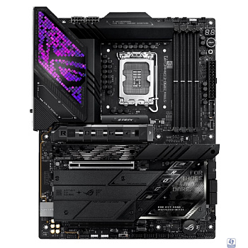 ASUS ROG STRIX Z890-E GAMING WIFI (Socket 1851, ATX, 4xDDR5(192GB), 1xPCIe 5.0x16/1xPCIe 4.0x16/1xLAN (5GbE), Wi-Fi, BT, 4xSATA 6Gb/s, 7xM.2, 2xThunderbolt 4 (USB-C), 2xType-C, 10xUSB 3.2)