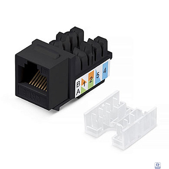 Cabeus KJ-RJ45-Cat.5e-90-SW-BK Вставка Keystone Jack RJ-45