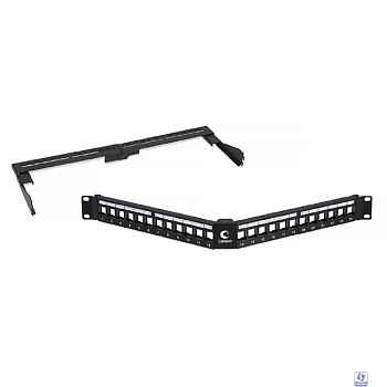 Cabeus PLB-24-CON  Модульная патч-панель 19"  1U 24 порта