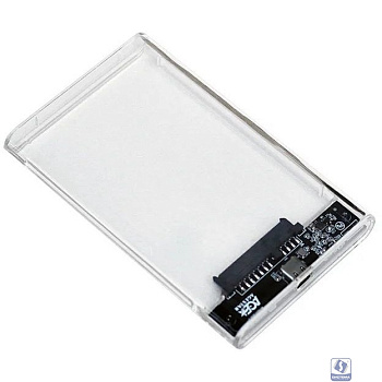 Внешний корпус для HDD/SSD AgeStar 3UB2P4C SATA III пластик прозрачный 2.5"