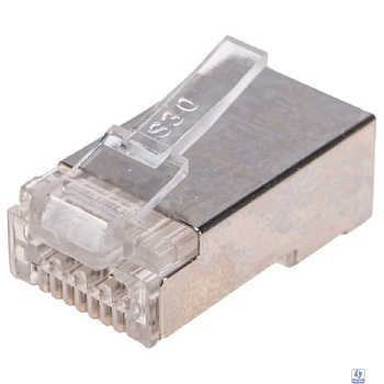 Rexant (05-1029) Разъем сквозной RJ-45(8P8C) под витую пару, FTP, CAT 6 ( Упаковка 100 шт )