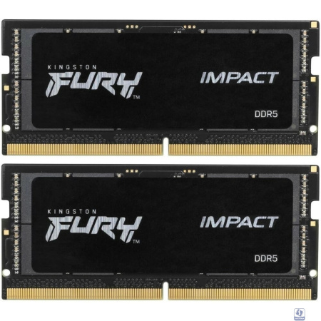 Kingston DDR5 SODIMM 64GB 5600MT/s   CL40  (Kit of 2) FURY Impact KF556S40IBK2-64