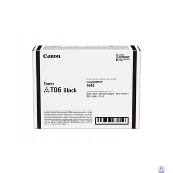 Canon  Тонер лазерный T06 чёрный (20 500 стр.) для Canon IR1643s.  3526C002