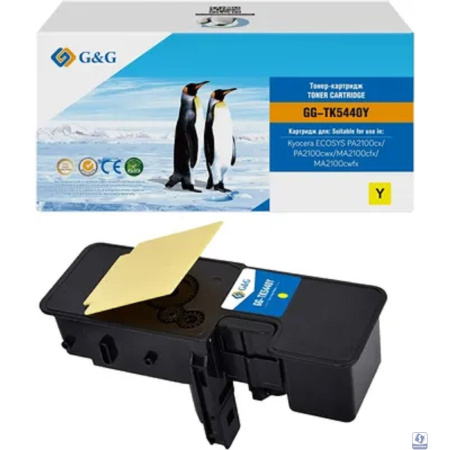 Картридж лазерный G&G GG-TK5440Y TK-5440Y желтый (2400 стр.) для Kyocera ECOSYS PA2100cx/PA2100cwx/ MA2100cfx/MA2100cwfx