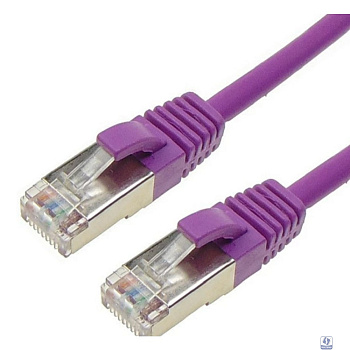 Кабель ACD Патч-корд ACD-LPS6A-50P |ACD-LPS6A-50P| Cat6a SSTP, 27AWG,CU Фиолетовй, 5.0м, (741890) 