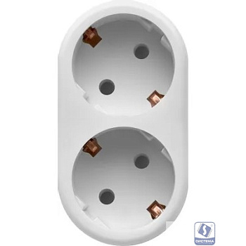 Defender Тройник TA-03 2 розетки, заземление [99107]
