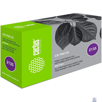 Cactus TN-2135 Тонер-картридж CS-TN2135 для принтеров Brother HL-2140/2150/2170, DCP-7030, черный, 1500 стр.