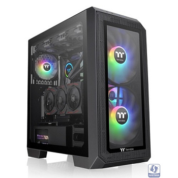 Корпус Thermaltake View 300 MX черный без БП ATX 9x120mm 5x140mm 1x200mm 2xUSB3.0 audio bott PSU