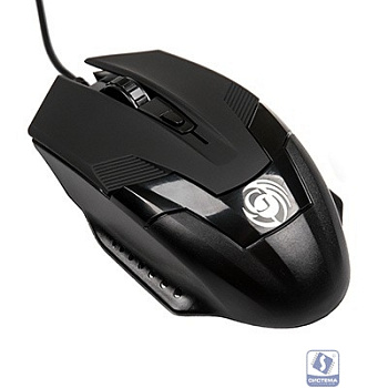 Мышь MGK-06U Dialog Gan-Kata - игровая, 4 кнопки + ролик, USB, черная