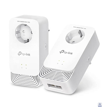 TP-Link PG2400P KIT G.hn2400 Комплект гигабитных Powerline-адаптеров со встроенной розеткой