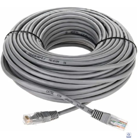 Telecom Патч-корд UTP кат.5е 30м серый [NA102--30M]