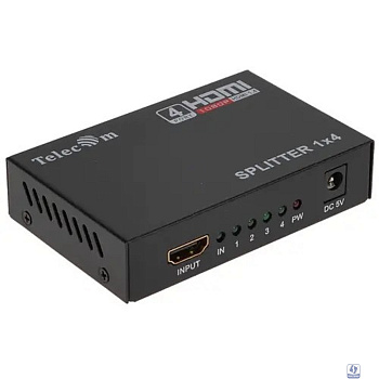 Telecom TTS5020 Разветвитель HDMI 1=>4 , каскадируемый , 1.4v+3D Telecom <TTS5020>