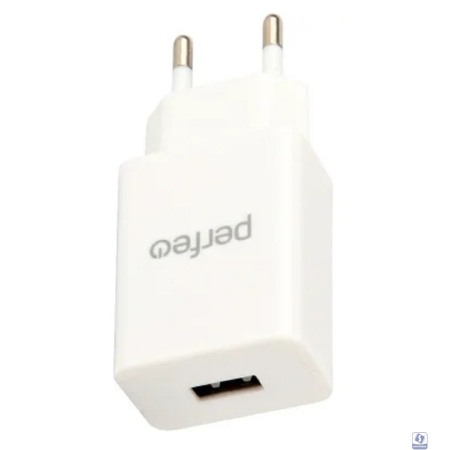 PERFEO Сетевое зарядное устройство с разъемом USB, 2А, белый (I4666)