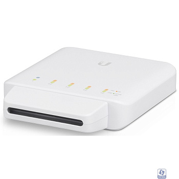 UBIQUITI USW-Flex PoE-коммутатор, 5х 1G RJ45, раздача 46 Вт