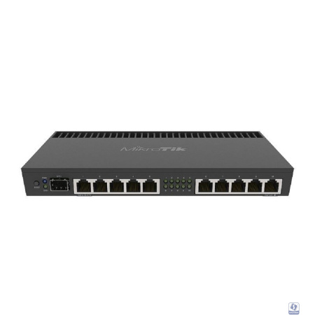 MikroTik RB4011iGS+RM  Маршрутизатор проводной, 1.4ГГц, 4 ядра, 1GB RAM, 512MB NAND, 10x 10/100/1000 LAN, 1 SFP+