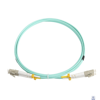 Hyperline FC-503-LC-LC-10G-2M (FC-D2-503-LC/PR-LC/PR-H-2M-LSZH-AQ) Патч-корд волоконно-оптический (шнур) MM 50/­125(OM3), LC-LC, duplex, LSZH, 2 м