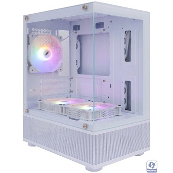 1STPLAYER MIKU Mi2-A White / mATX / 3x120mm LED fans / Mi2-A-WH-2F1R-W-1F1-W