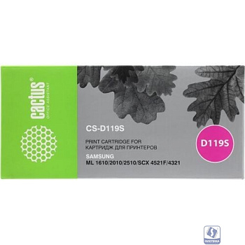 CACTUS MLT-D119S Картридж для Samsung ML-1610/1615/1620/1625/2010/2015/2020/2510/2570/257 (2000стр.) чёрный