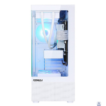 Корпус Formula Crystal Z1 PLUS белый без БП ATX 2x120mm 2xUSB2.0 1xUSB3.0 audio bott PSU